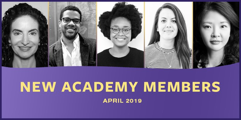 New Real Time Academy Members - April 2019