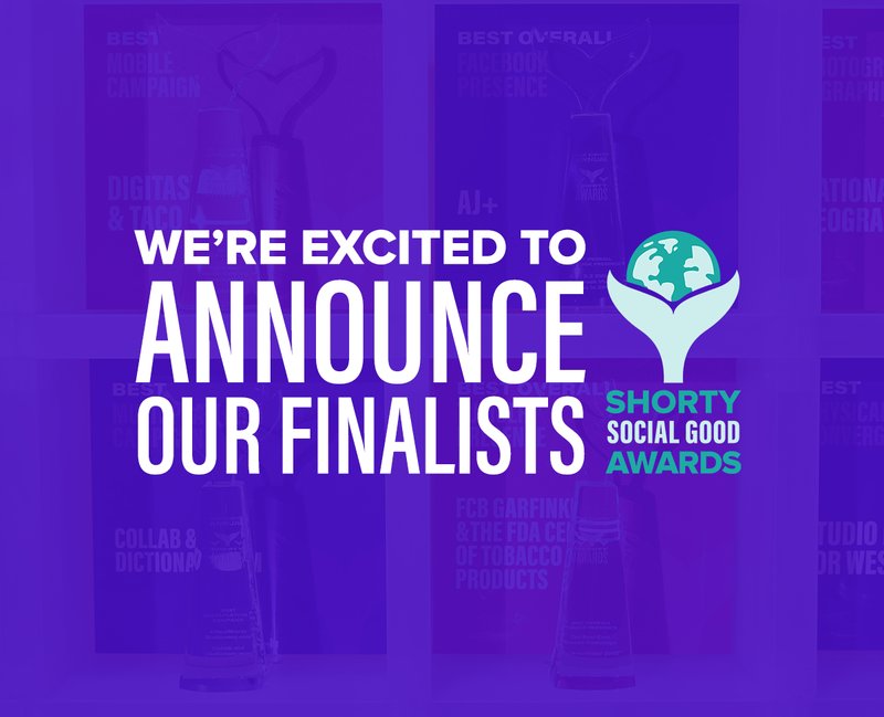 Announcing the Shorty Social Good Awards finalists!